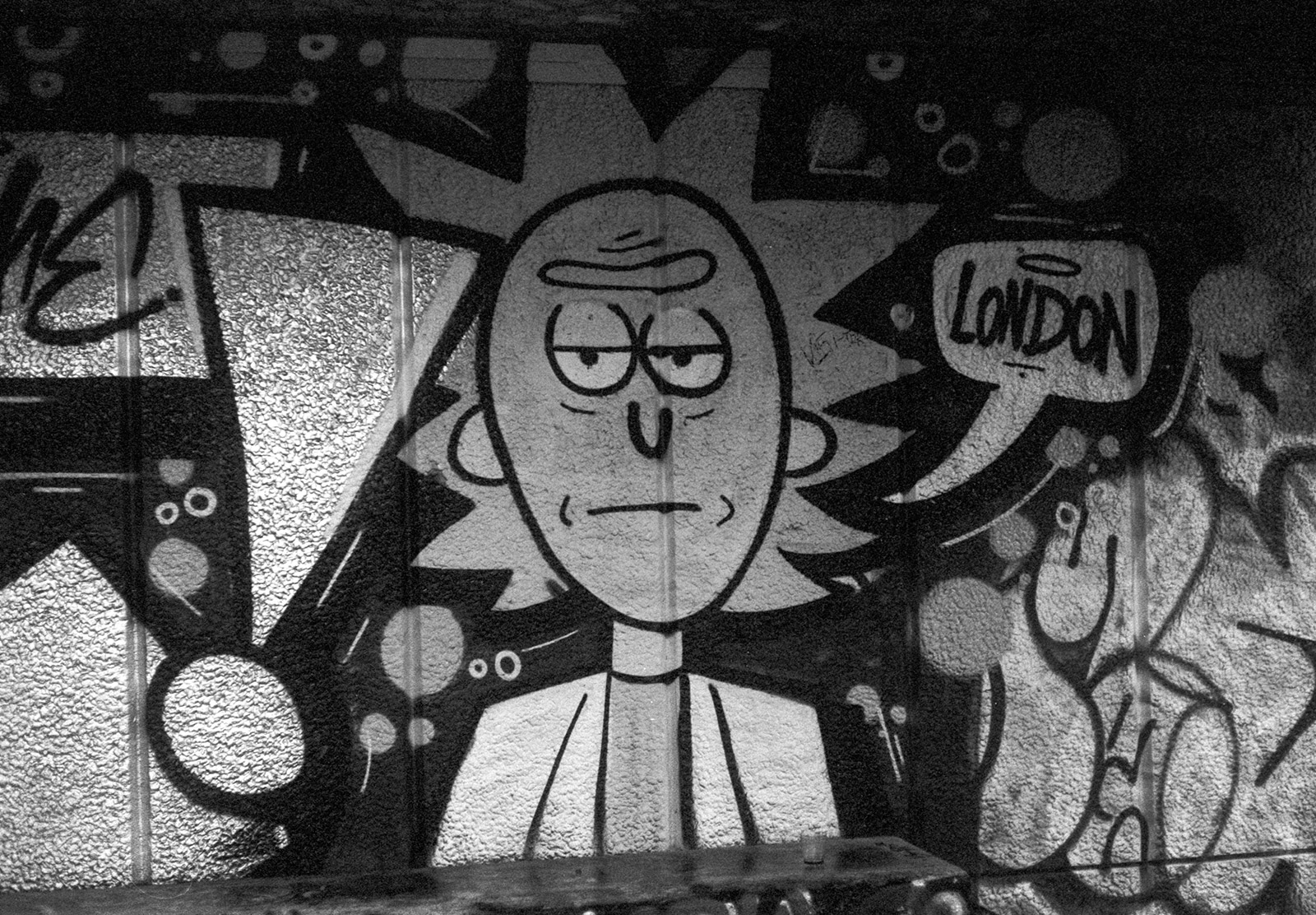 Morty graffiti