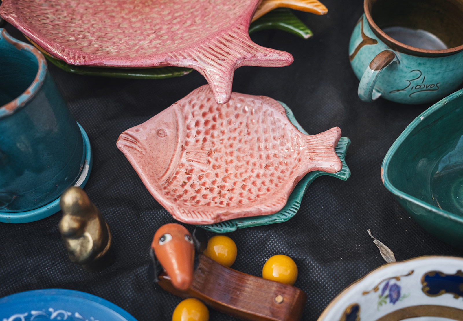 Ceramic fish dish