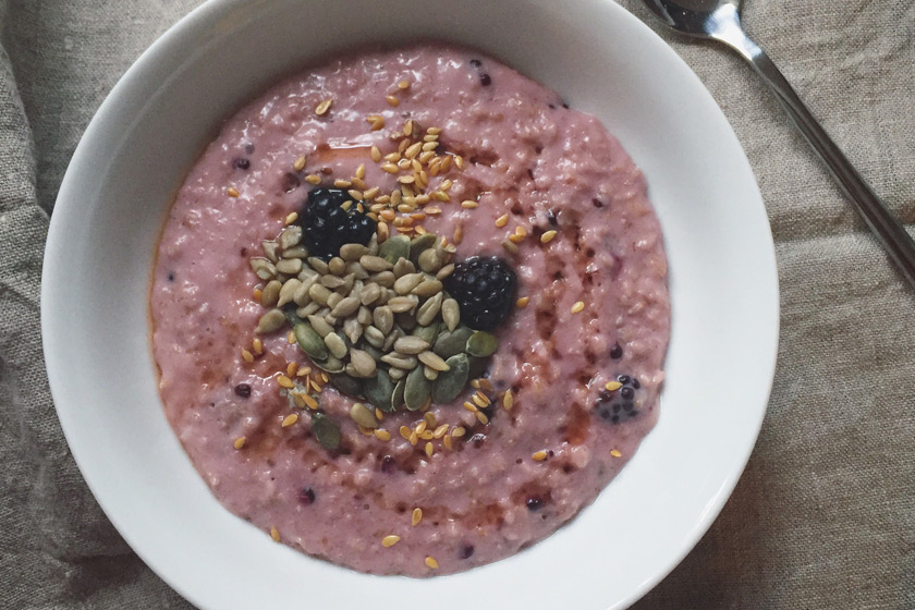Purple porridge