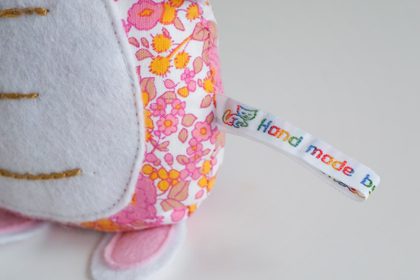 Rainbow handmade tag