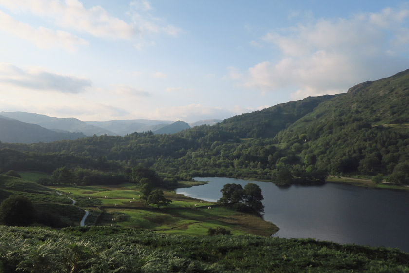 View over Grasmere lake