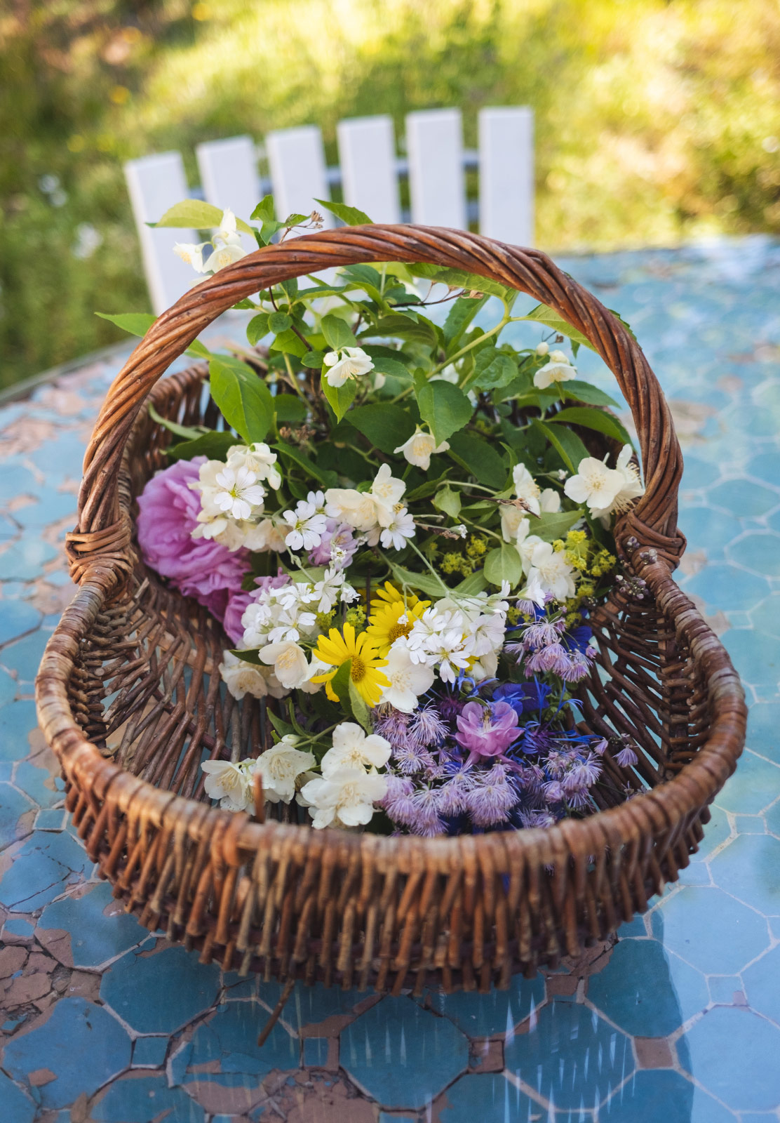 Basket of flowers