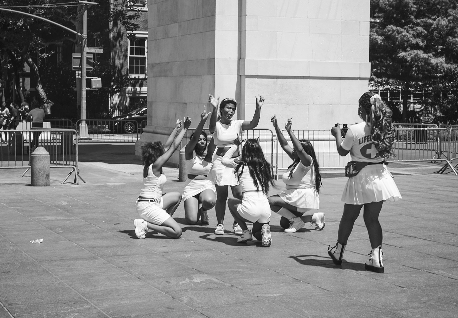 Group of women dancing