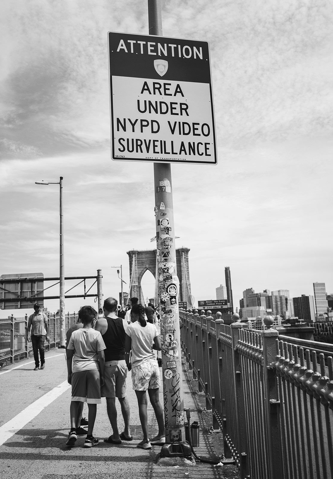 Surveillance sign