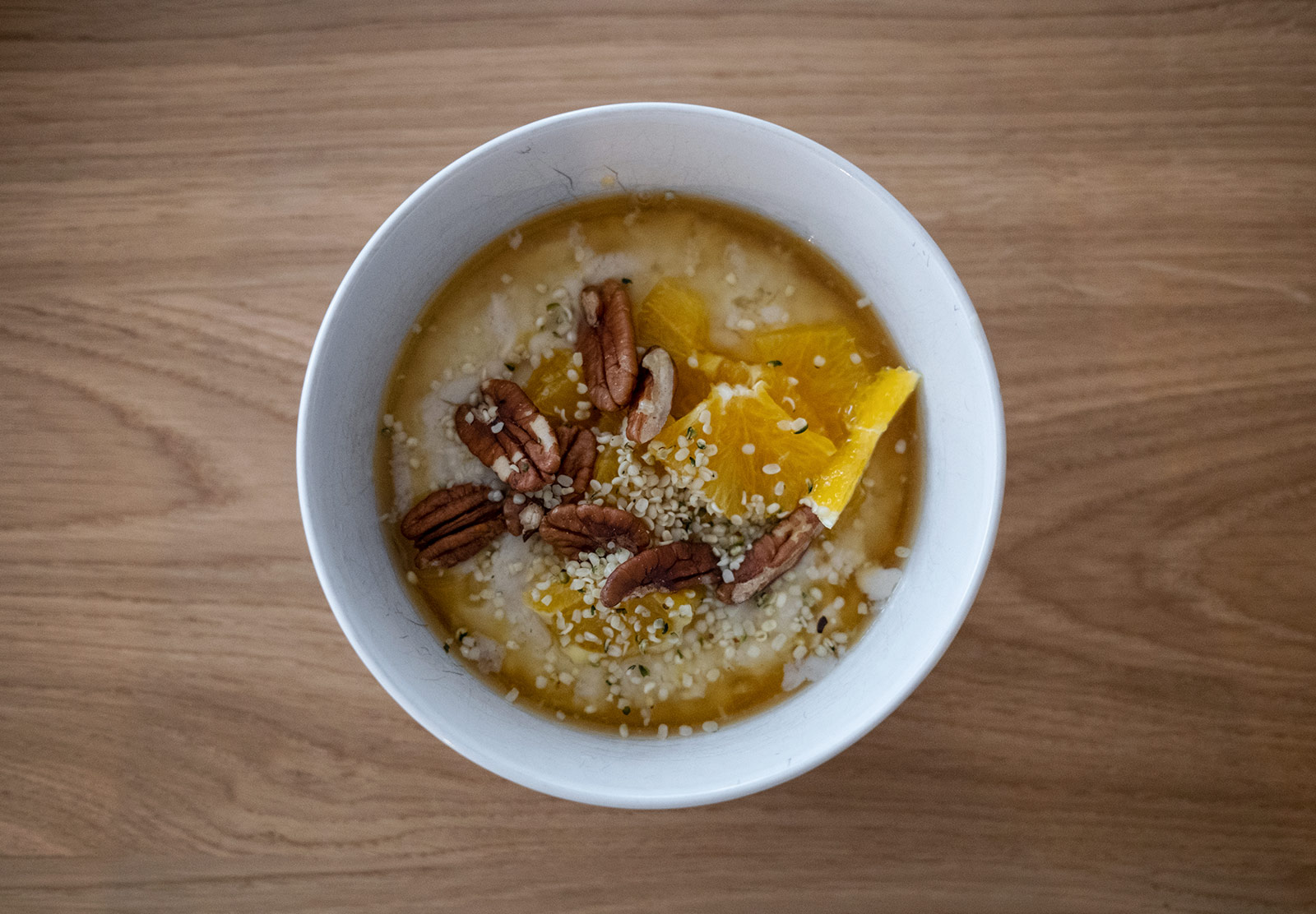 Porridge in a bowl