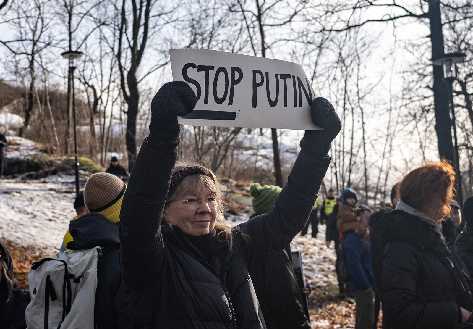 Stop Putin sign