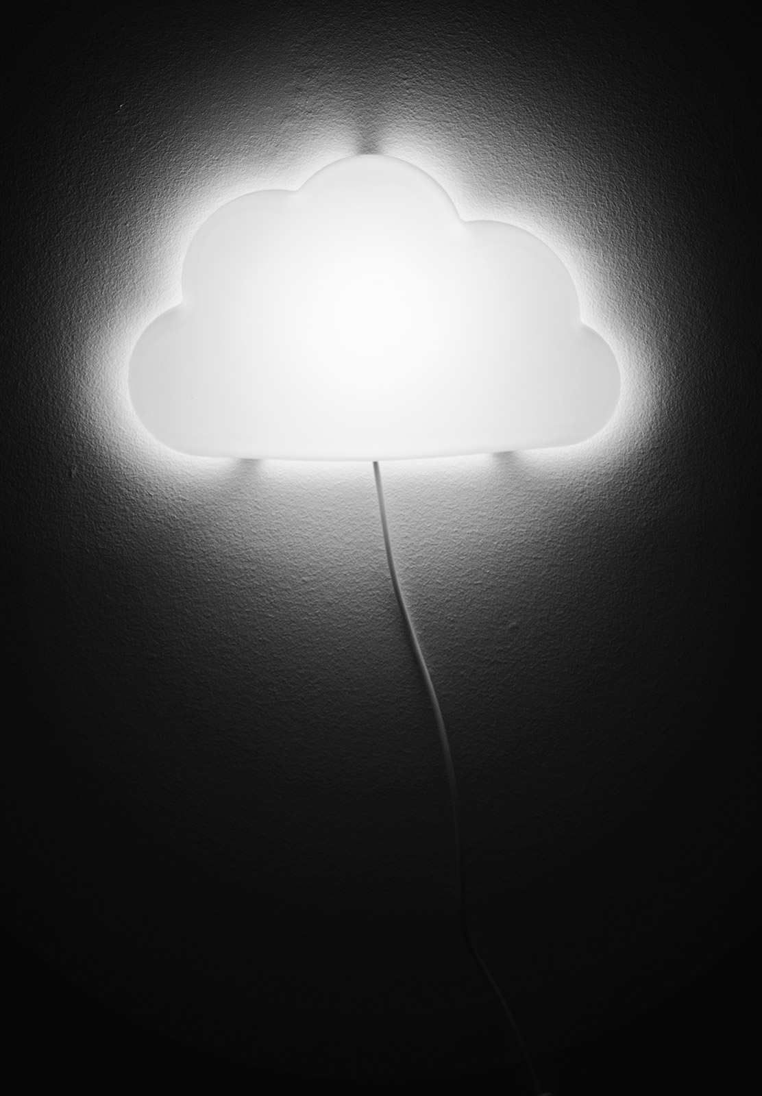 Cloud light on wall