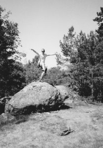 Man standing on a rock