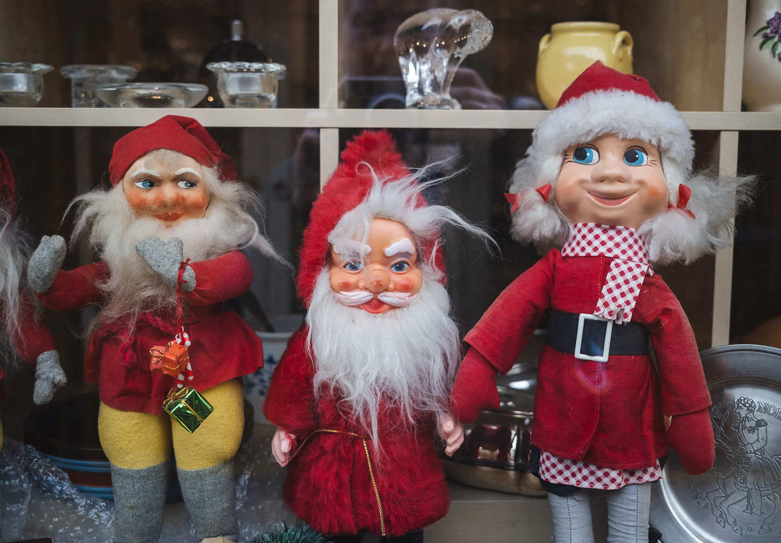 Scary Christmas dolls