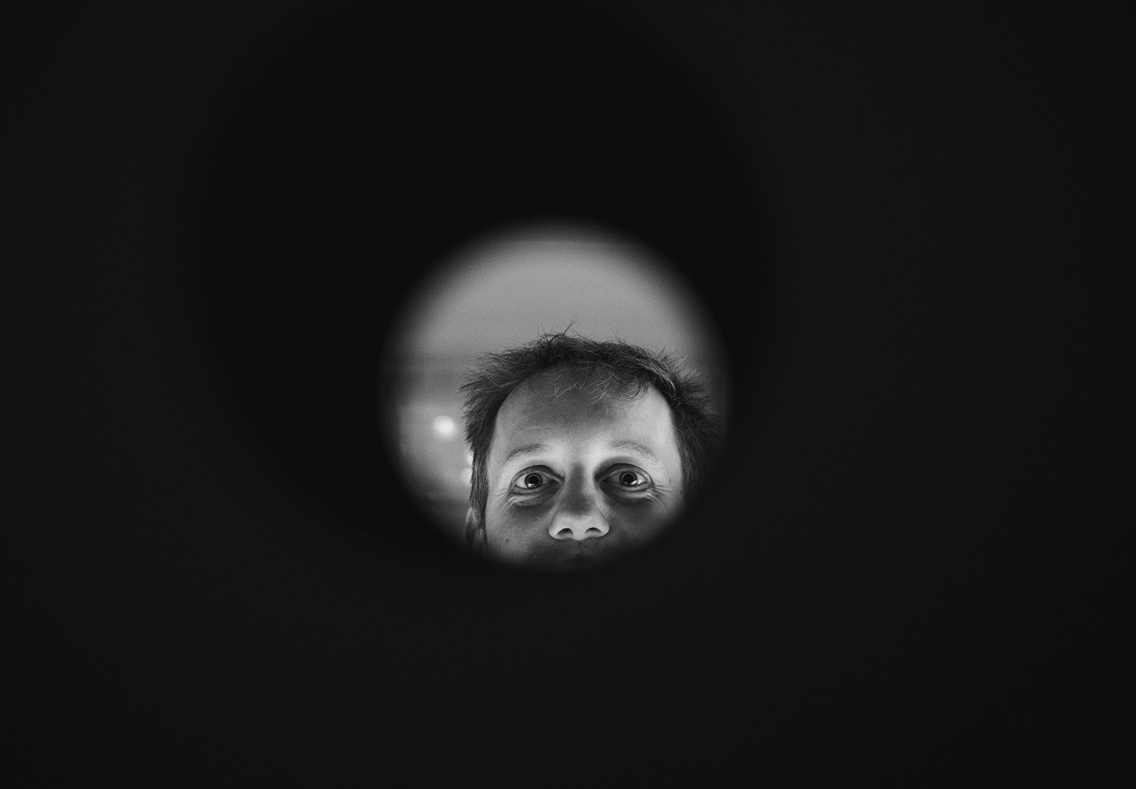 Face in hole